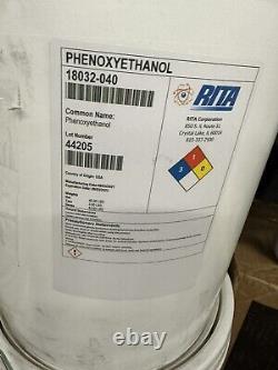 Phenoxyethanol Liquid 40lb 5 Gallon Bucket Sealed Exp. 09/23 Made in USA Rita