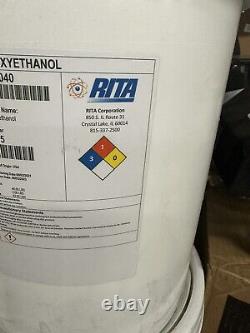Phenoxyethanol Liquid 40lb 5 Gallon Bucket Sealed Exp. 09/23 Made in USA Rita