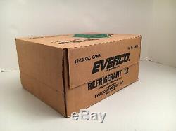 R12 Refrigerant Sealed Case (12) 12oz cans by EVERCO -Made in USA
