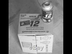 R12 Refrigerant Sealed Case (12) 12oz cans by Sercon-Made in USA