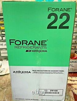 R22 REFRIGERANT 30 Lbs. New In Box & Factory Sealed FAST FREE SHIPPING, USA MADE