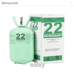 R22 R-22 R 22 Refrigerant 10lb Cylinder, Freon (Made in USA) Sealed