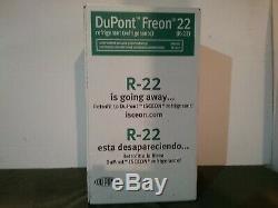 R22 Refrigerant DuPont Freon FULL 30 lb SEALED IN BOX! MADE IN USA, SHIPS FAST