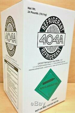 R404a, R-404A R 404 Refrigerant 24LB Tank. New Factory Sealed. Made in USA