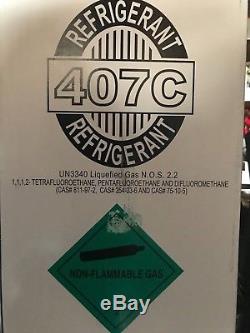 R407C Refrigerant 25 lb Cylinder R-407c FACTORY SEALED MADE IN USA
