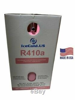 R410a, R410a Refrigerant 11lb Tank. New Factory Sealed (Made in USA)