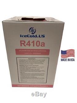 R410a, R-410a R 410a Refrigerant 7.5 Pound Tank. Factory Sealed (MADE IN USA)