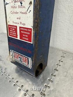 RARE Silver Seal Vintage Westco Radiator Sealer Dispenser. MADE IN USA