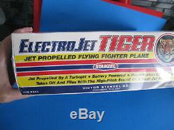 RARE VICTOR STANZEL ELECTRO JET TIGER AIRPLANE SEALED. Made in USA