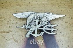 RARE mid-to-late 1970's U. S Navy Seal Enlisted Trident Badge N. S. Meyer Made