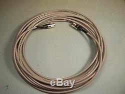 RG-8X COAX CABLE JUMPER 50 FT SEALED PL-259s USA MADE PROFESSIONAL CB HAM RADIO