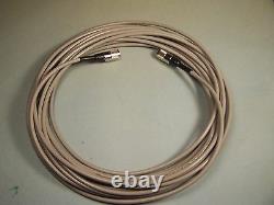 RG-8X COAX CABLE JUMPER 60 FT SEALED PL-259s USA MADE PROFESSIONAL CB HAM RADIO
