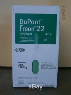 R-22 DUPONT Made In the USA r 22 FREON REFRIGERANT NEW SEALED FULL CYLINDER R22