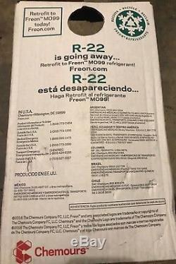 R-22 Refrigerant Sealed 30 lb cylinder FREE & FAST SHIPPING (Made in USA)