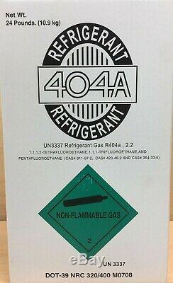R-404A, R404a, 404a Refrigerant 24 LB Cylinder-FACTORY SEALED MADE IN USA