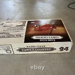 Radio Flyer 24 Town & Country Wagon Red Wood New In Box Sealed USA Made Vintage