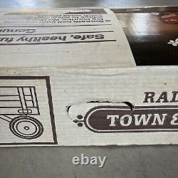 Radio Flyer 24 Town & Country Wagon Red Wood New In Box Sealed USA Made Vintage