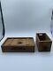 Rare Budweiser Poker Set Sealed Wood Box Collectible USA Made & Small Wood Box