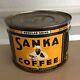 Rare Full Vintage Sanka Coffee Can Tin One Pound General Foods Sealed USA Made