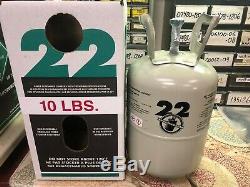 Refrigerant 22, 10 Lb. Can, Made In USA, Factory Sealed, Do-It-Yourself Kit, R22