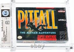SEALED SNES Pitfall The Mayan Adventure WATA 9.4 A+ (Super Nintendo, 1994)
