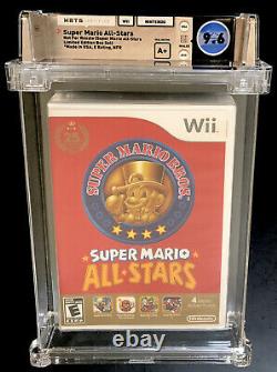 SEALED Super Mario All-Stars NFR WATA 9.6 A+ Sealing Made in USA Nintendo Wii