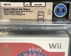 SEALED Super Mario All-Stars NFR WATA 9.6 A++ Sealing Made in USA Nintendo Wii