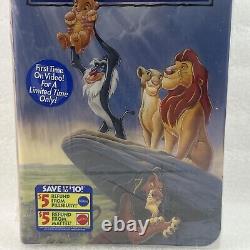 SEALED Walt Disney The Lion King VHS 1994 Masterpiece Collection #2977 USA MADE