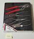 SNAP-ON Factory Sealed PL400 RED 4pc Plier Set NEW in Retail Pkg Made in USA