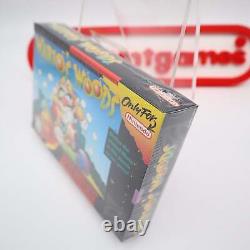 SNES Super Nintendo Game WARIO'S WOODS MADE IN JAPAN NEW & Sealed + V-Seam