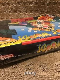 SNES Super Nintendo Game WARIO'S WOODS MADE IN JAPAN NEW & Sealed Wata Ready