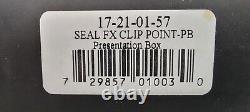 SOG SEAL FX CPM S35VN Clip Point 17-21-01-57 Serrated Fixed Blade Made in USA