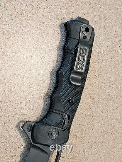 SOG USA Made Seal XR Tactical Folding Knife Black GRN S35VN 12-21-02-57 $297