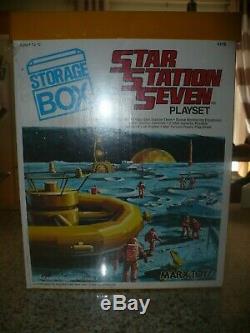 Sealed Louis Marx Toys 1978, 4115 Star Station Seven Playset, Made In The USA