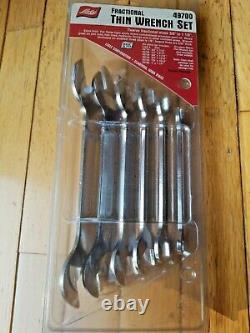 Sealed Unused New Lisle 49700 Fractional Thin Wrench Set Made in USA