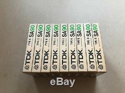 Set Of 9 New Sealed TDK SA 90 Cassettes Type II Made In Japan Assembled In USA