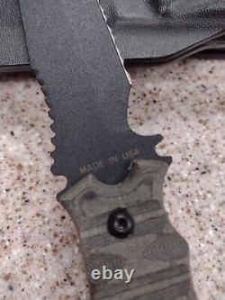 Signed Camillus Skol & Dagr Knife Set USA Made SEAL/Green Baret