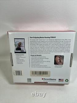 Simply Soft Smart Touch Hearing Aid Made in the USA, Factory Sealed Left Ear