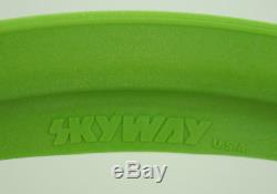 Skyway 20 TUFF WHEELS II old school bmx sealed Mags GREEN Made in USA Retro
