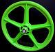 Skyway 20 TUFF WHEELS II old school bmx sealed Mags GREEN Made in the USA Retro