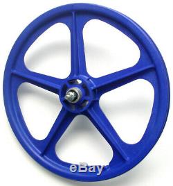 Skyway BMX 20 TUFF WHEELS II SET Mags BLUE Freewheel sealed bearings USA-MADE