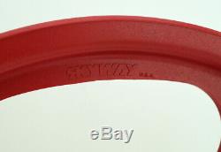 Skyway BMX 20 TUFF WHEELS II SET Mags RED Freewheel sealed bearings USA-MADE