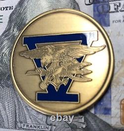 Socom Challenge Coin U. S. Navy Seal Team 5 Five / Original 90's Era / USA Made