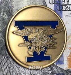 Socom Challenge Coin U. S. Navy Seal Team 5 Five / Original 90's Era / USA Made