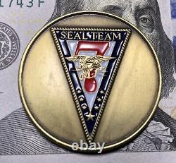 Socom Challenge Coin U. S. Navy Seal Team 7 Seven / Genuine / USA Made