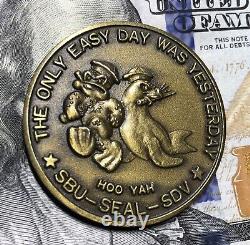 Socom Challenge Coin U. S. Navy Seal Team One 1 Nswg 90's Oef-oif Era / USA Made