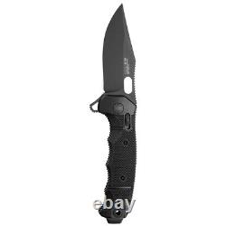 Sog Seal Xr Blackout Folding Tactical Pocket Knife #12-21-02-57 Made In USA