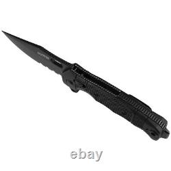 Sog Seal Xr Blackout Folding Tactical Pocket Knife #12-21-05-57 Made In USA