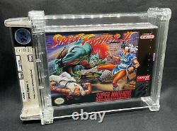 Street Fighter II SNES Super Nintendo Sealed! WATA Graded 9.4/A++ Made in Japan