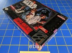 Super Star Wars SNES 100% Factory Sealed 1st Print JVC 1991 Made in Japan